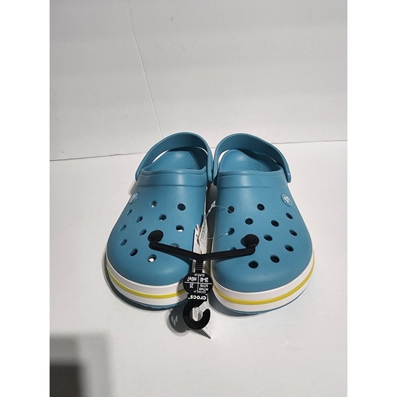 New Crocs Crocband Unisex Clogs 11016-4ST  Turquoise Tonic Size Men\'s 10 main image 6